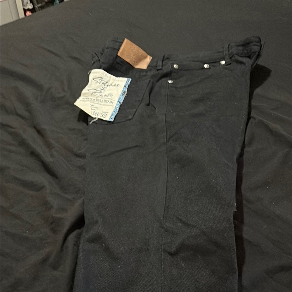 Black Straight Men Jeans